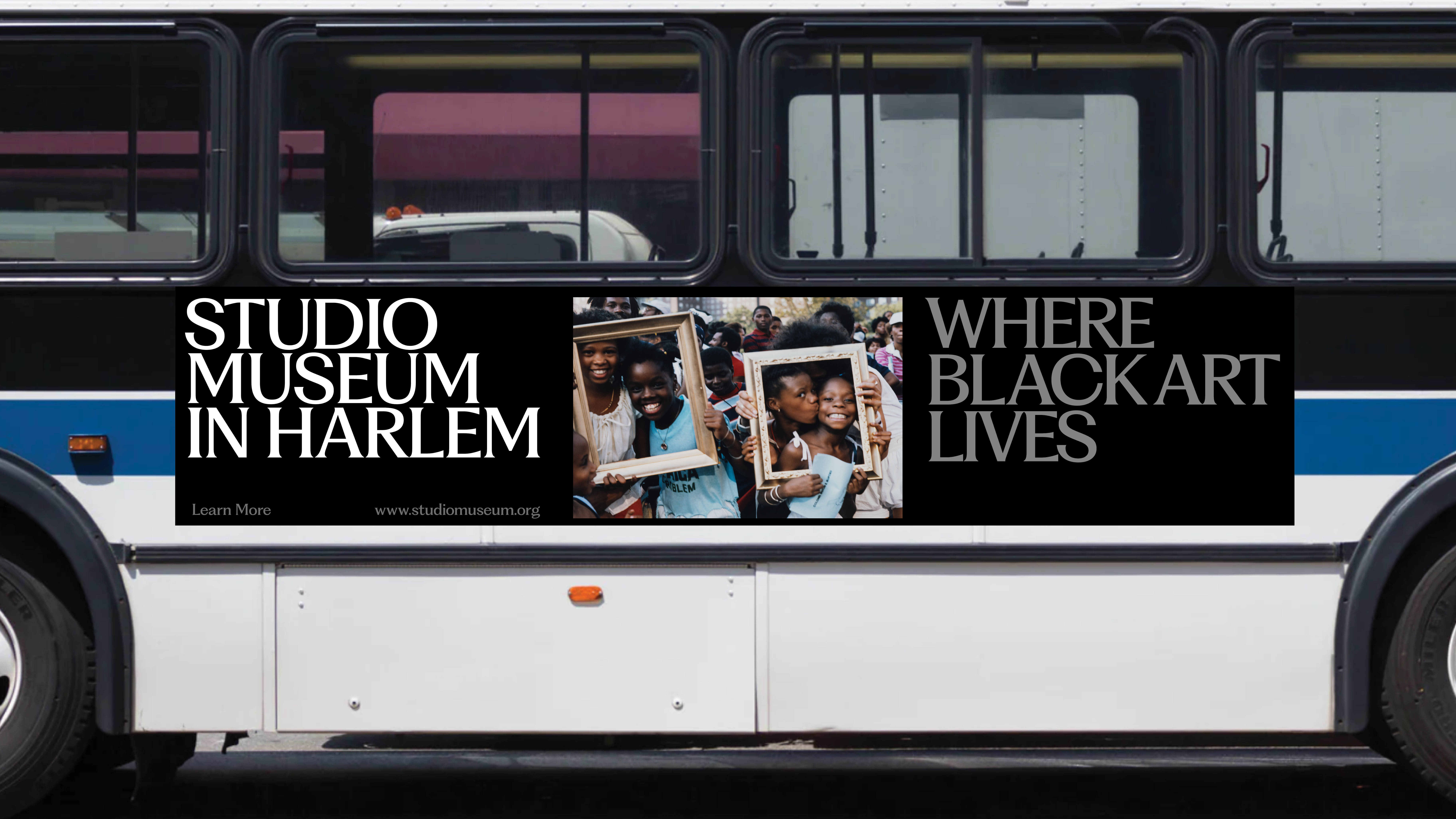 Studio Museum in Harlem Brand Guidelines OOH Example
