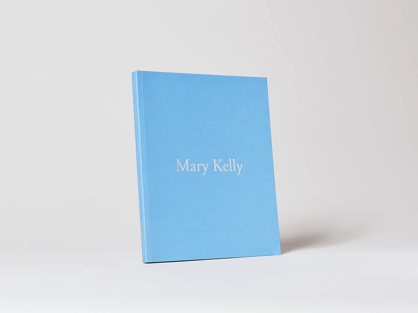 A light blue book stands upright on a light gray background. The title is in the center of the cover in light gray letters.