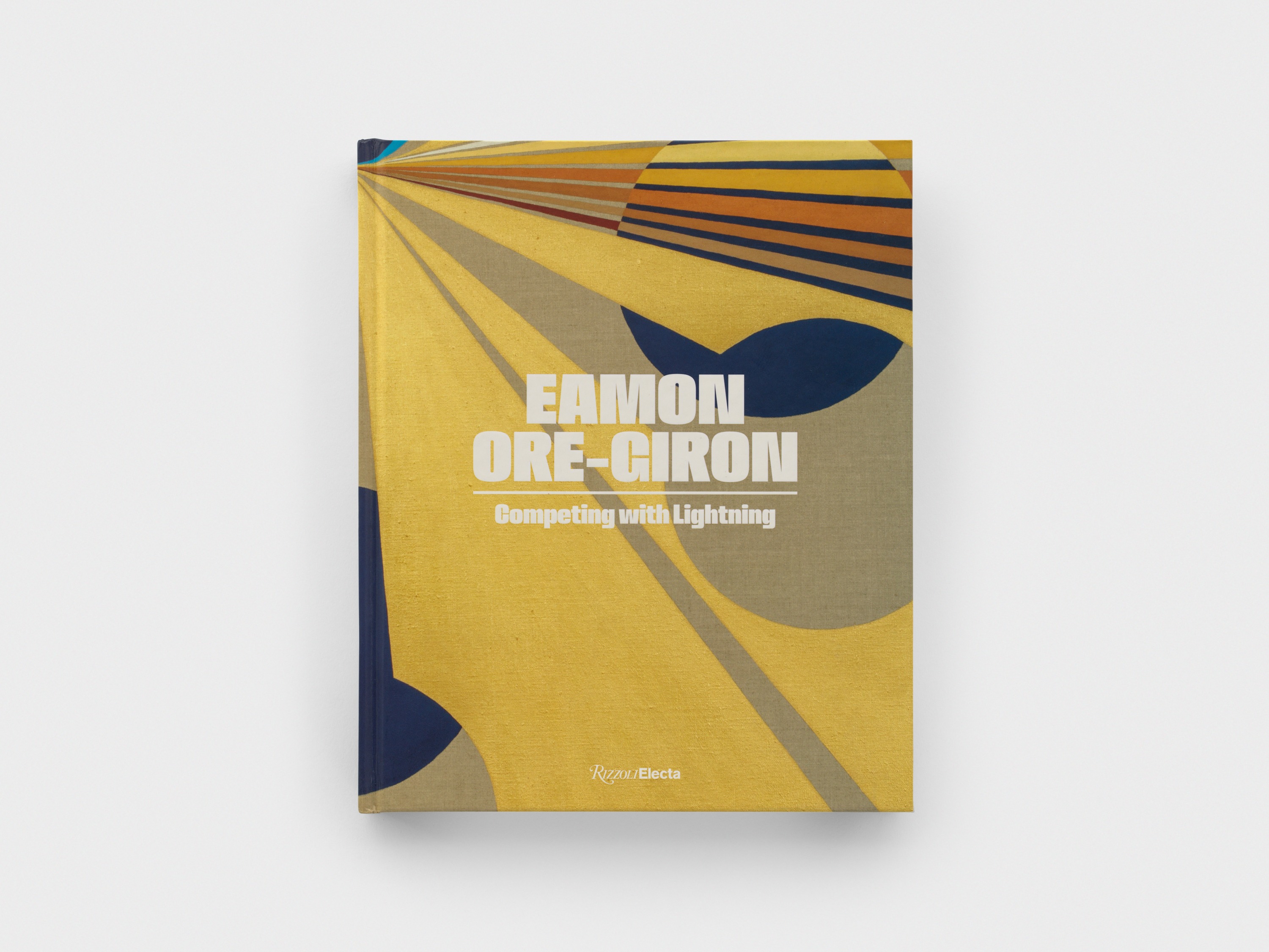 Yellow and blue book cover with white text.