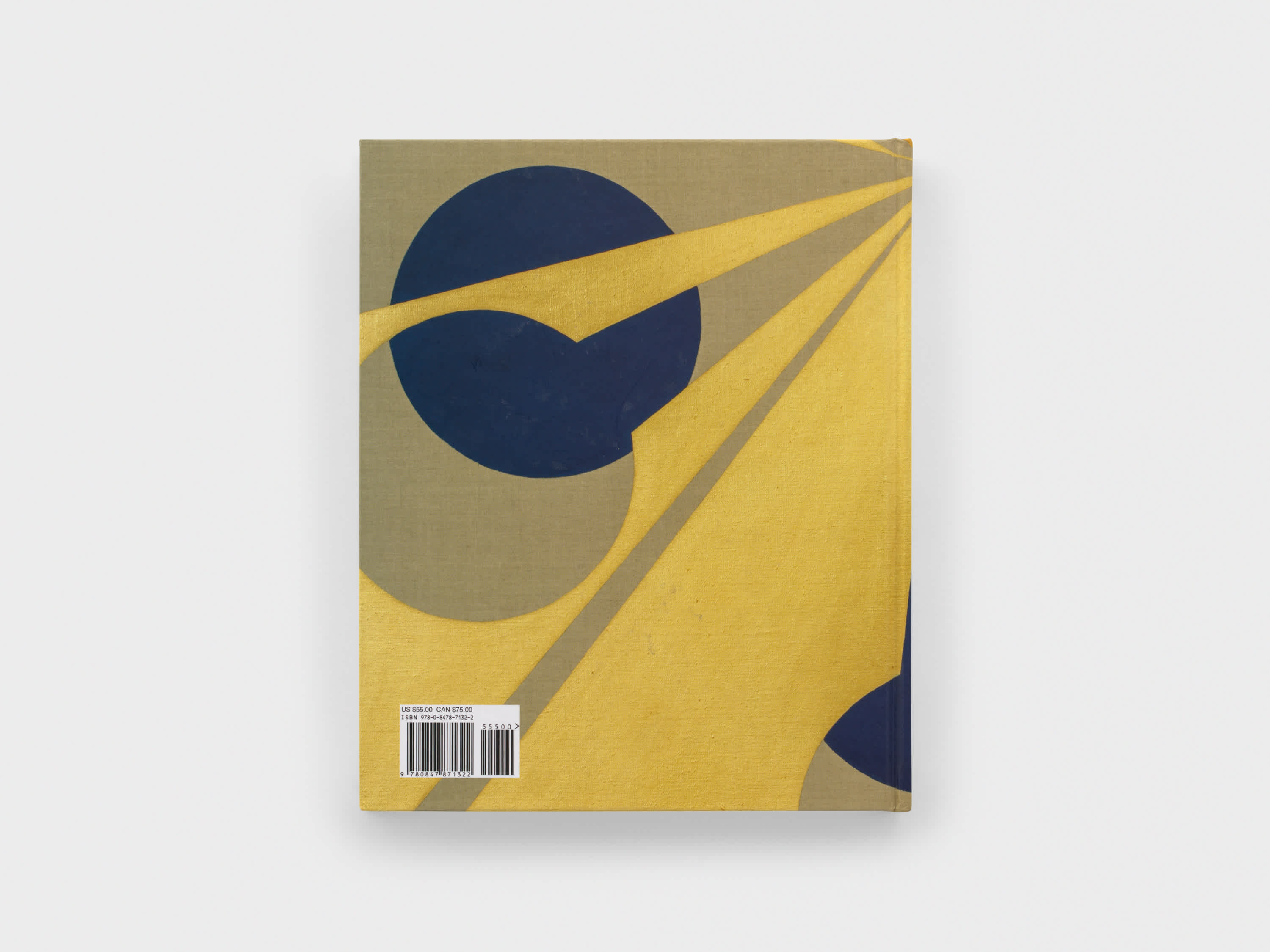 Blue and yellow back book cover.