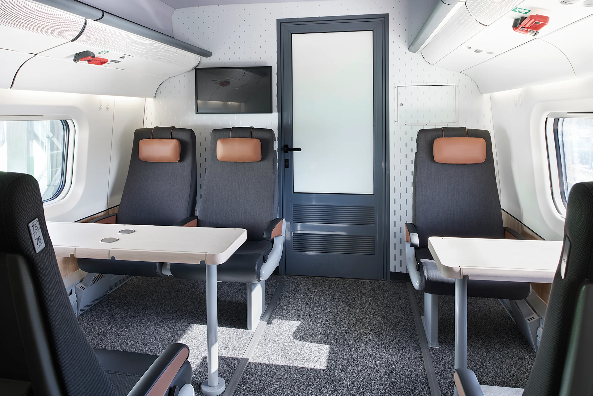 Ekstra-kabinett för 6 personer på Pendolino-tåg