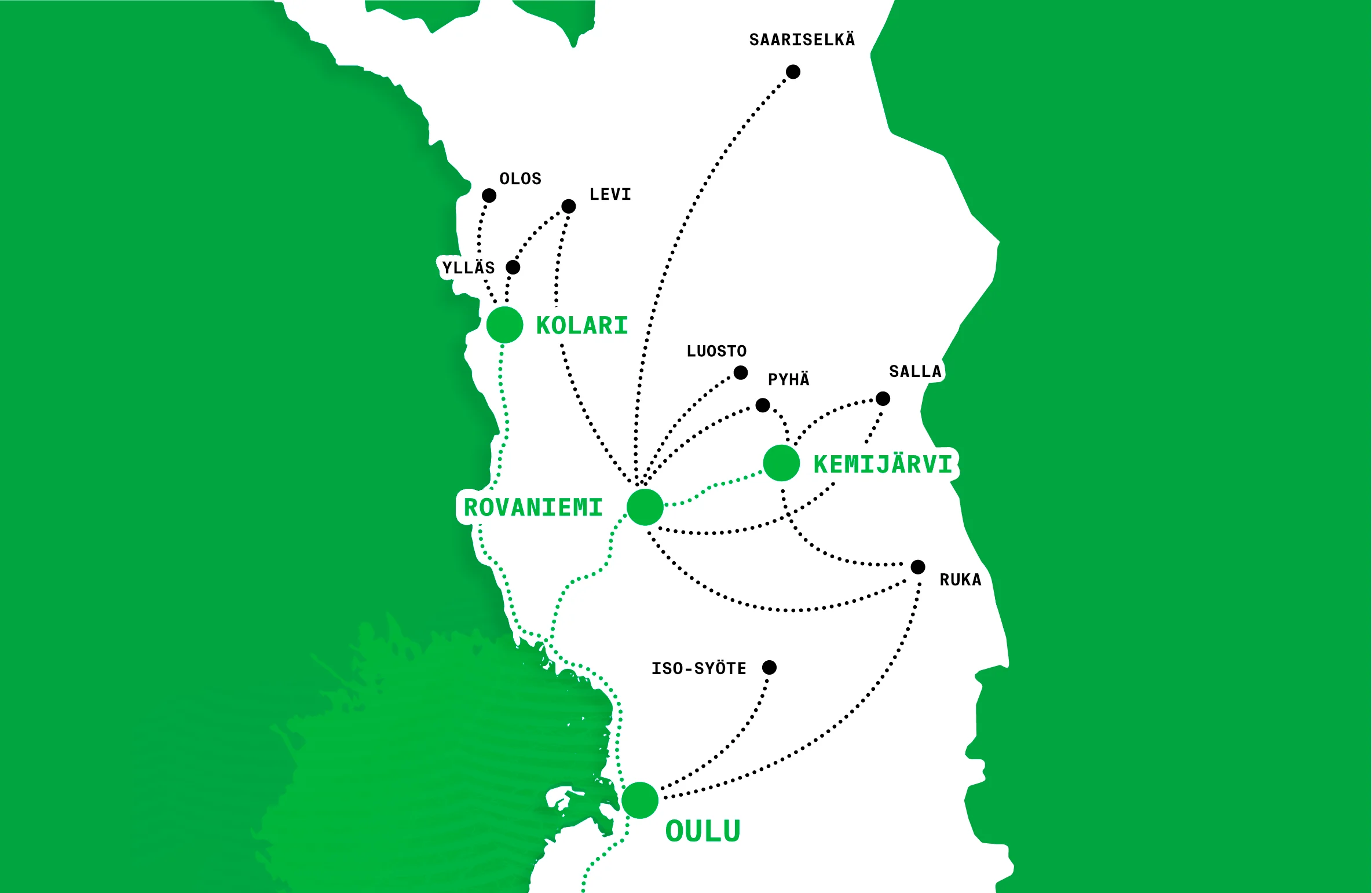 Destinations that you can easily reach by bus from the train station