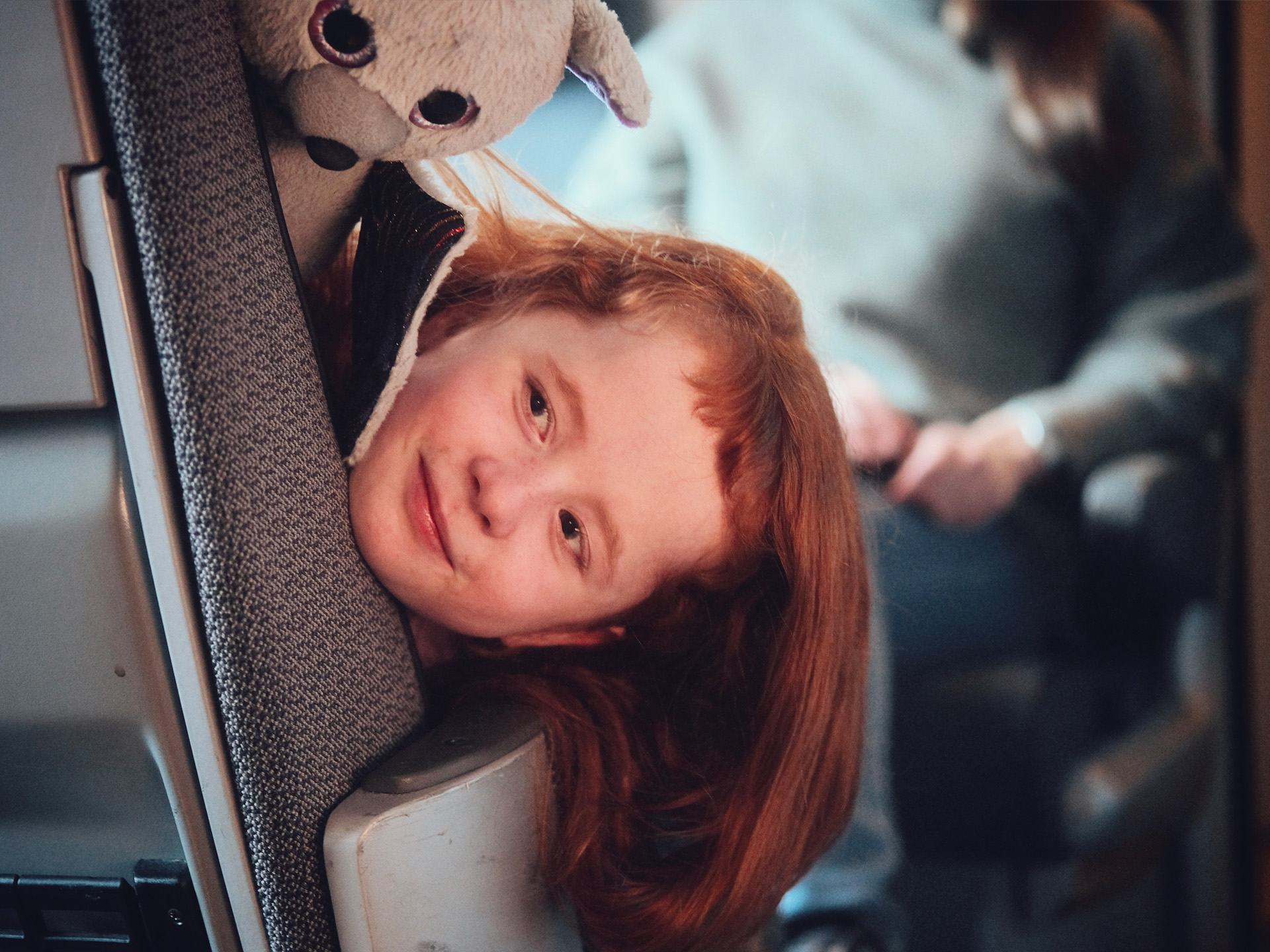 Junalla joulun viettoon.