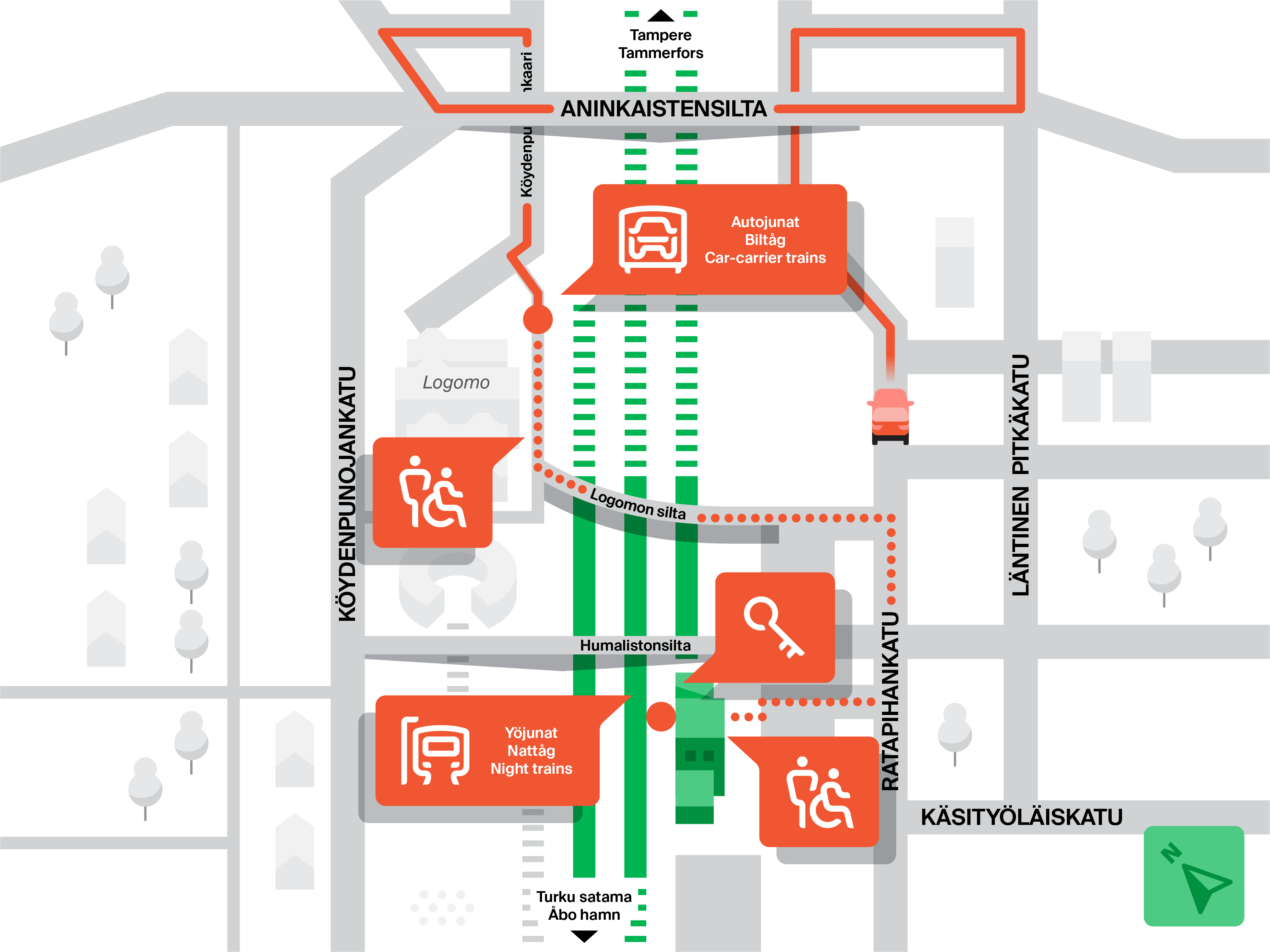 Arriba 73+ imagen turku juna asema parkkipaikka