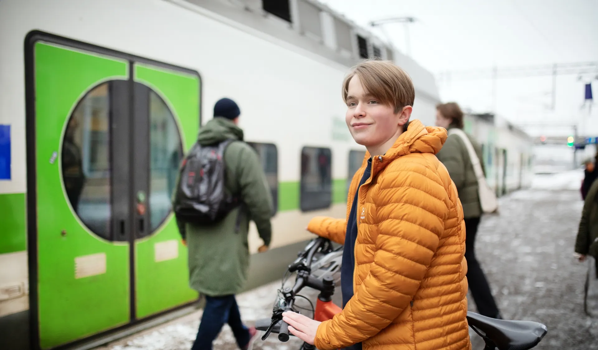 Polkupyörän voi ottaa mukaan lähijunaan ilmaiseksi