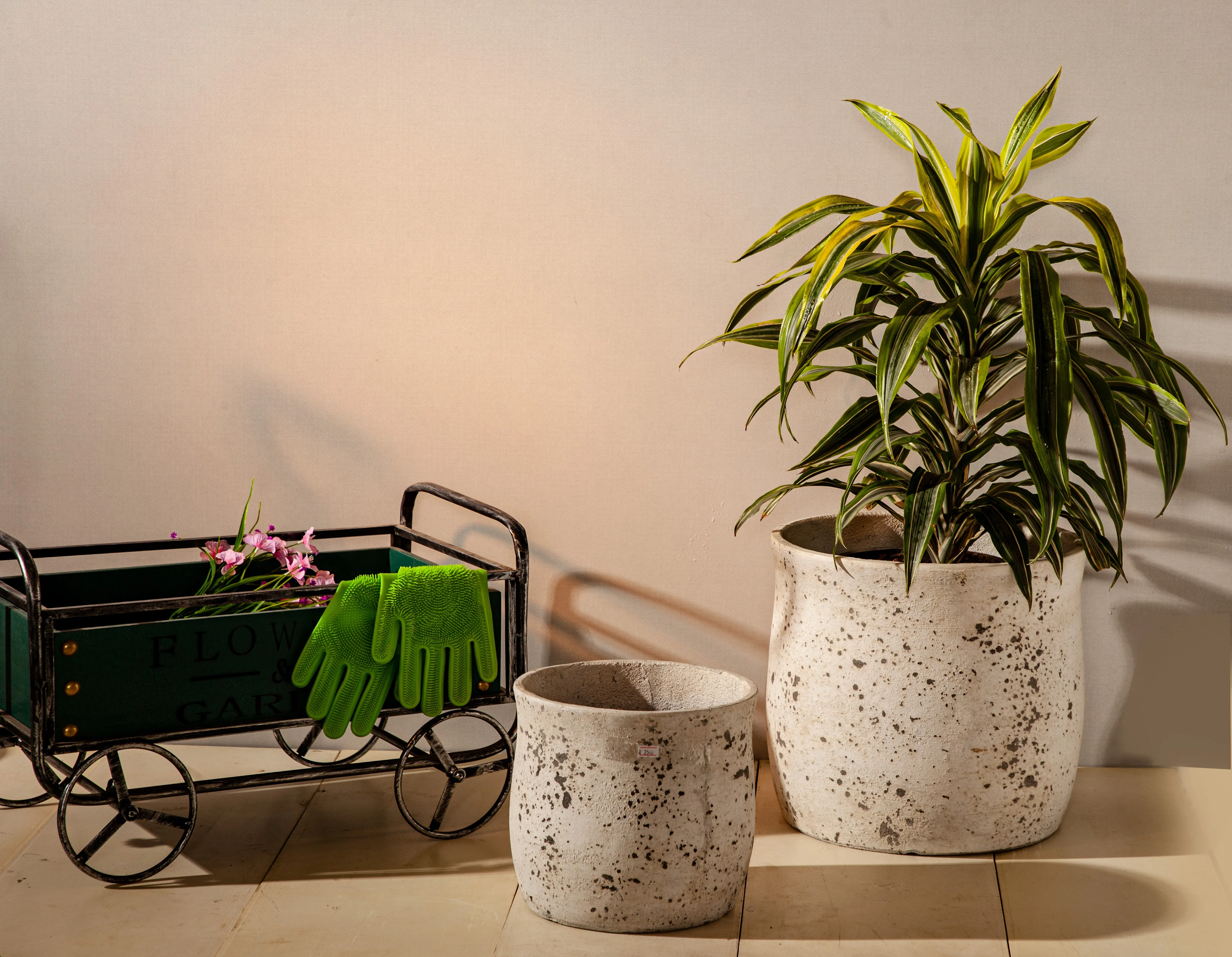 Gaia Pottery shop hero - premium planters collection