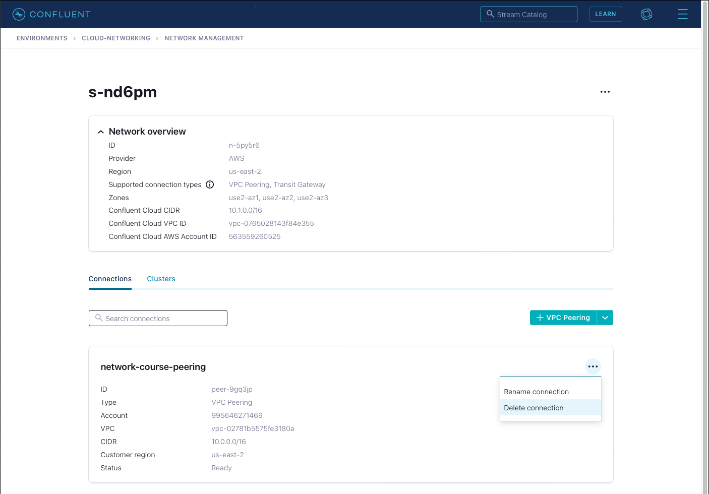 confluent-cloud-networking-delete-peering-connection-to-aws-1