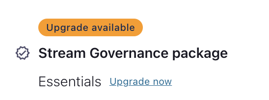 Upgrade Governance Button