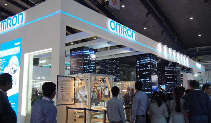 オムロンブースの様子