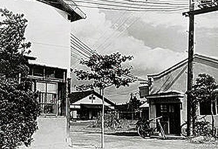 Kyoto factory from which OMRON resumedbusiness after the head office and mainfactory in Osaka were destroyed inWorld War II