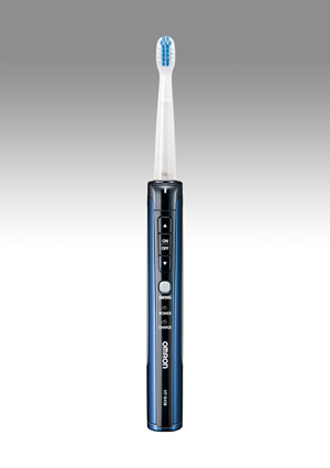 歯みがき時間ナビタイマー」機能を新搭載 オムロン音波式電動歯ブラシ