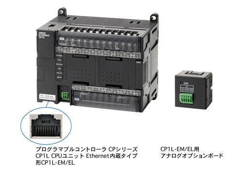 Ethernet通信機能を標準搭載 プログラマブルコントローラ「CPシリーズ