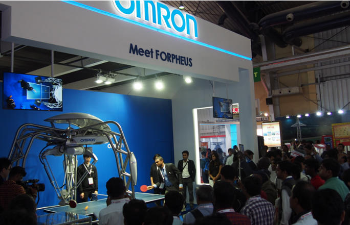 人と機械の融和をインドでも体験していただきました