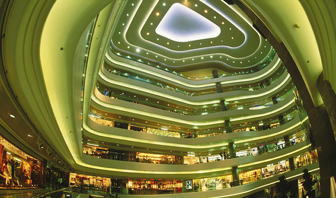 ショッピングモール内のナビゲーションでも活用できる