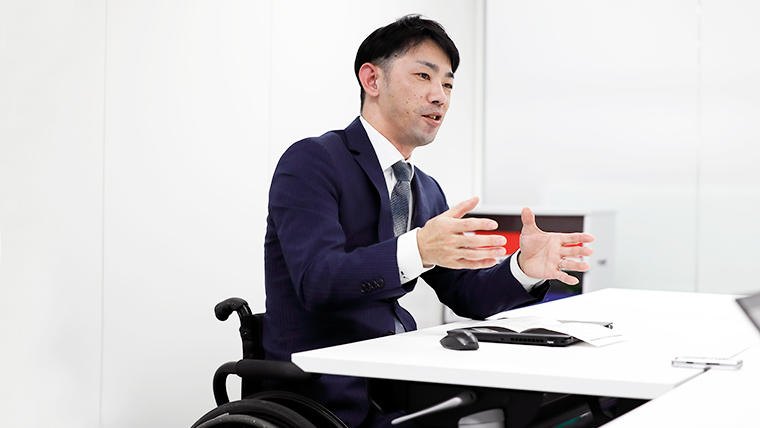 オムロンエキスパートリンク株式会社チャレンジド推進課Web制作チーム　山本剛士