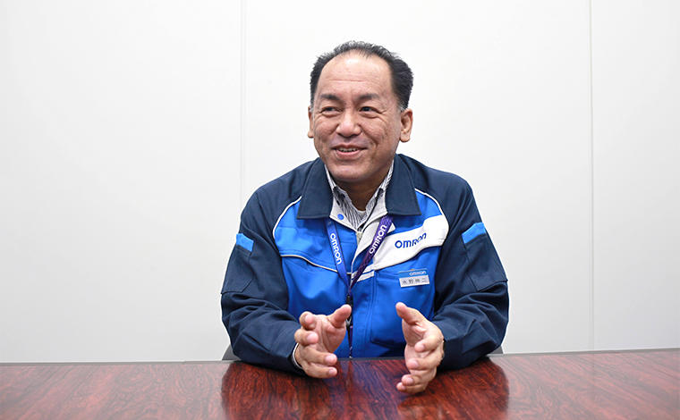 オムロン上海工場　企画室室長　水野伸二