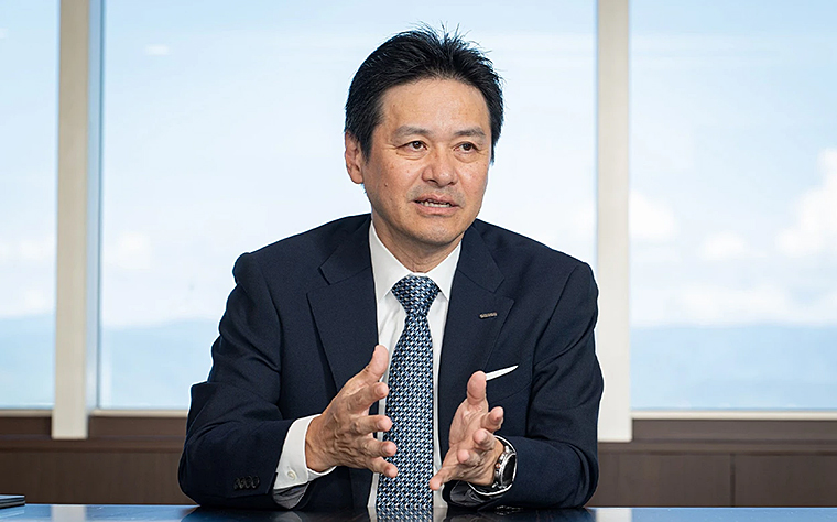 OMRON Corporation President and CEO Junta Tsujinaga