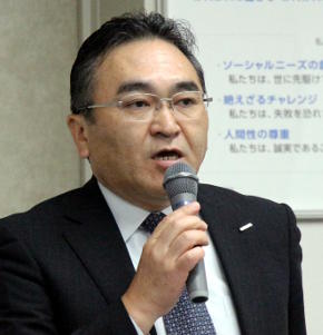 オムロン 執行役員で商品事業本部長の池添貴司氏