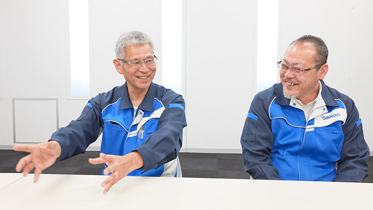 プロジェクトを主導した山崎雄司（左）と髙木一則（右）