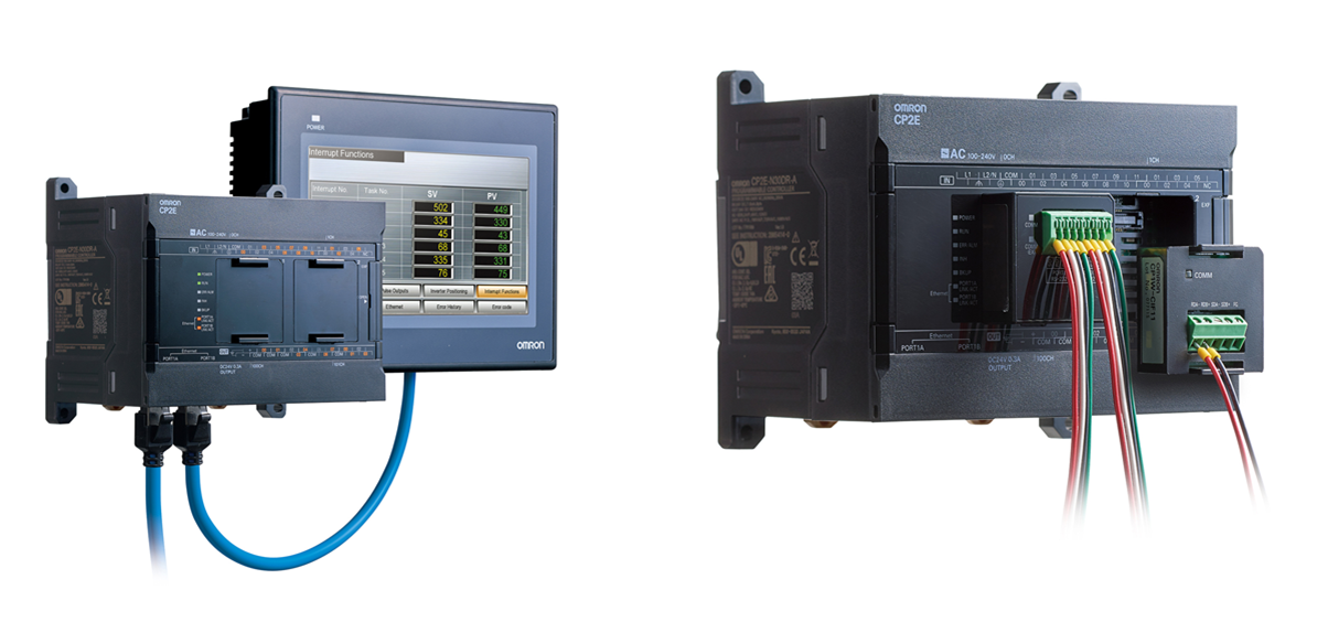 OMRON Releases CP2E Series All-in-one Controller Ideal for Compact