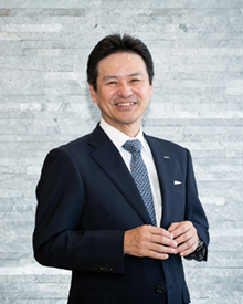 OMRON Corporation President and CEO Junta Tsujinaga 