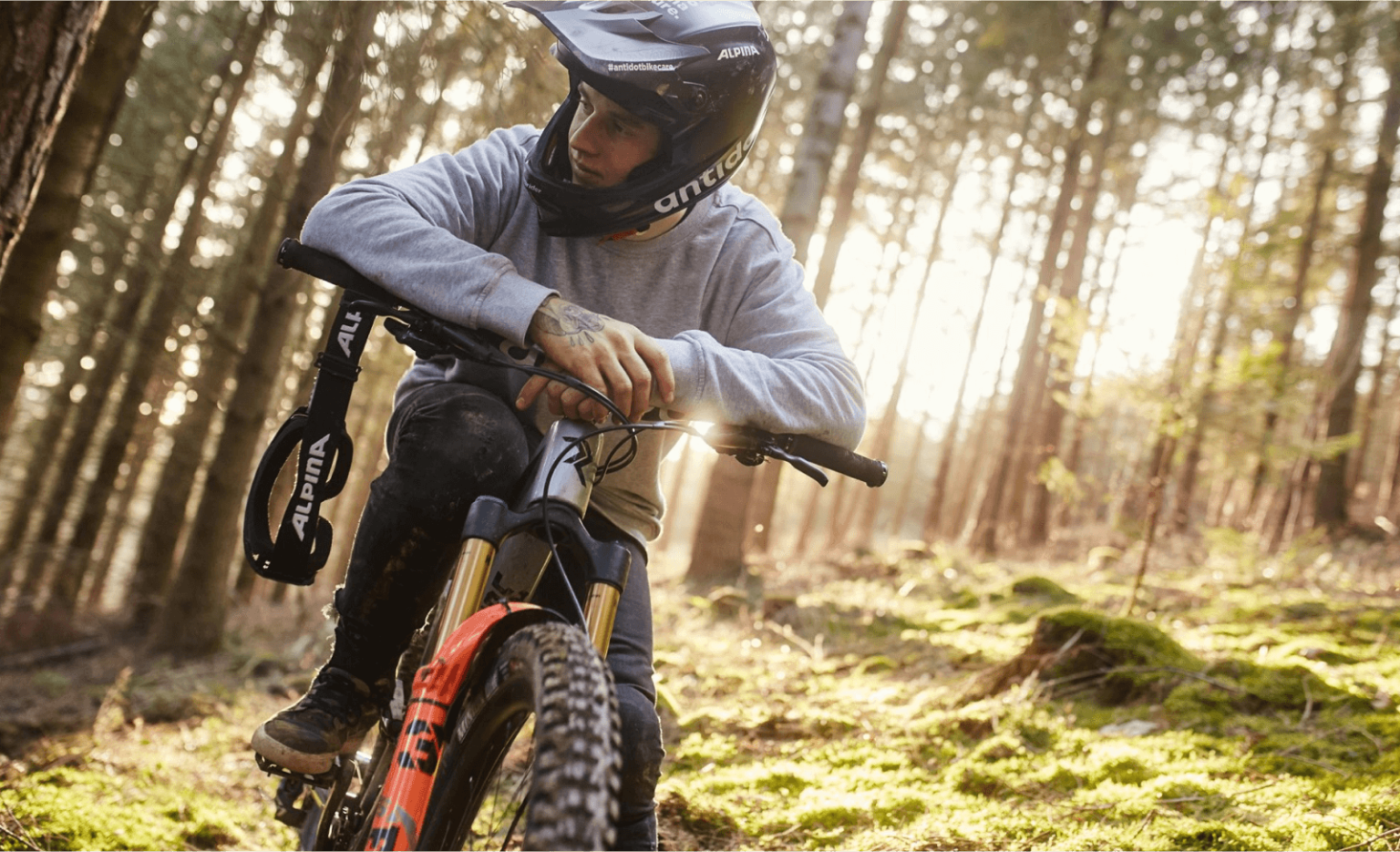 Especially those who ride a lot on trails and forest paths should clean their bike regularly and lubricate the drive components. (Source: antidot)