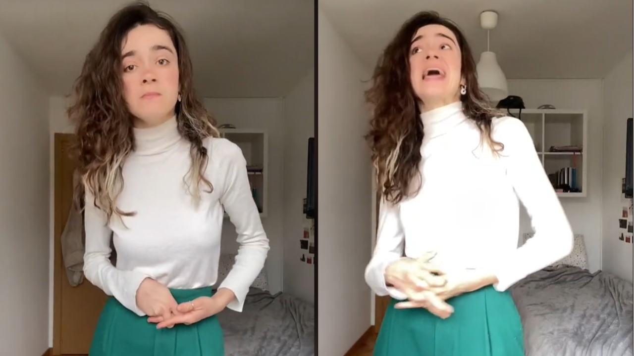 Inés (@inusu_al) en un video de TikTok.