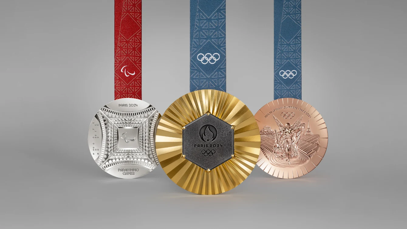 Tres medallas de los Juegos Paralímpicos de París 2024.