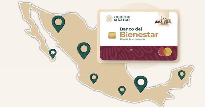 Foto de archivo de la tarjeta de Banco del Bienestar