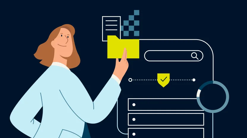 Animated data professional interfacing with data