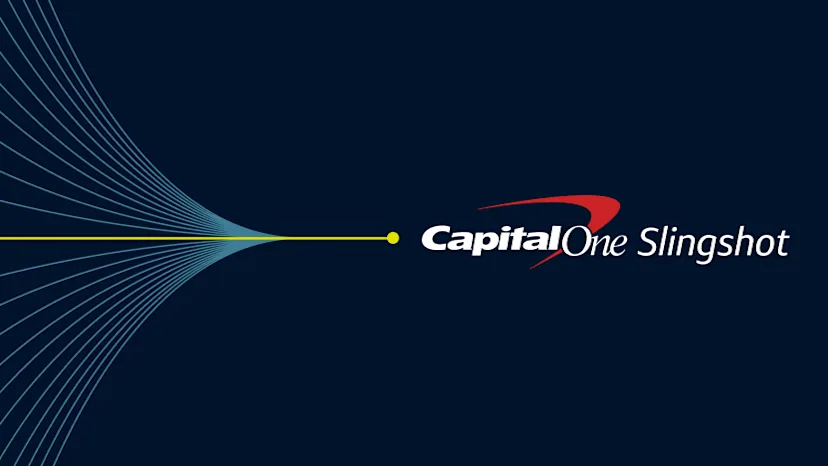 Megaphone announcing Capital One Slingshot