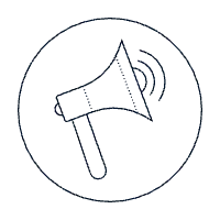 Icon of a megaphone