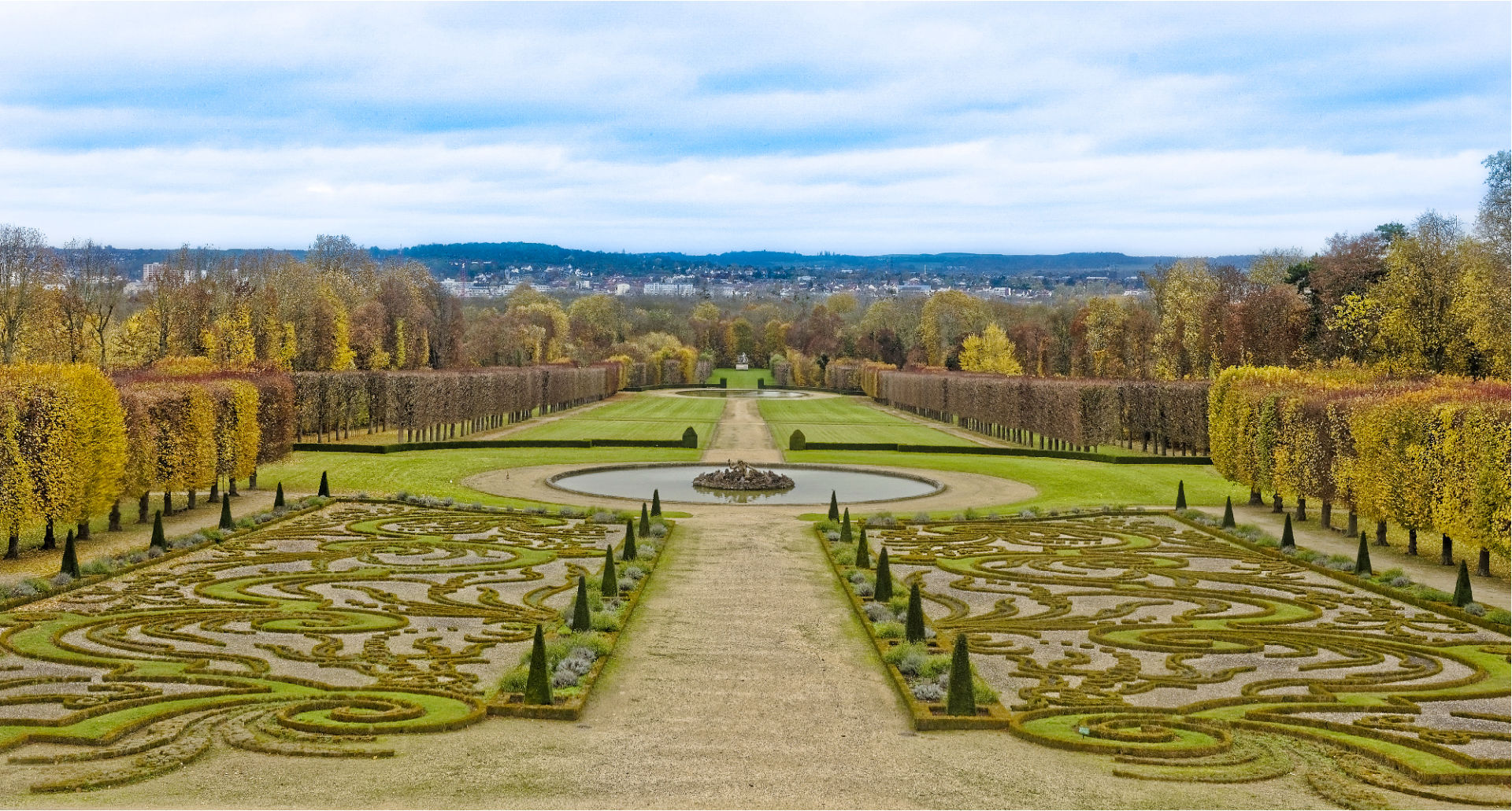 The gardens at the Château de Champs-sur-Marne