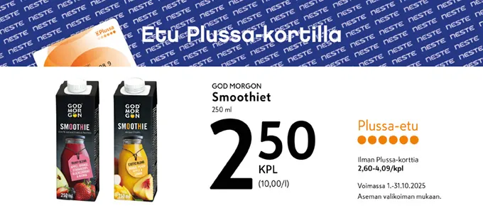 Plussa-etu  God Morgon mehut