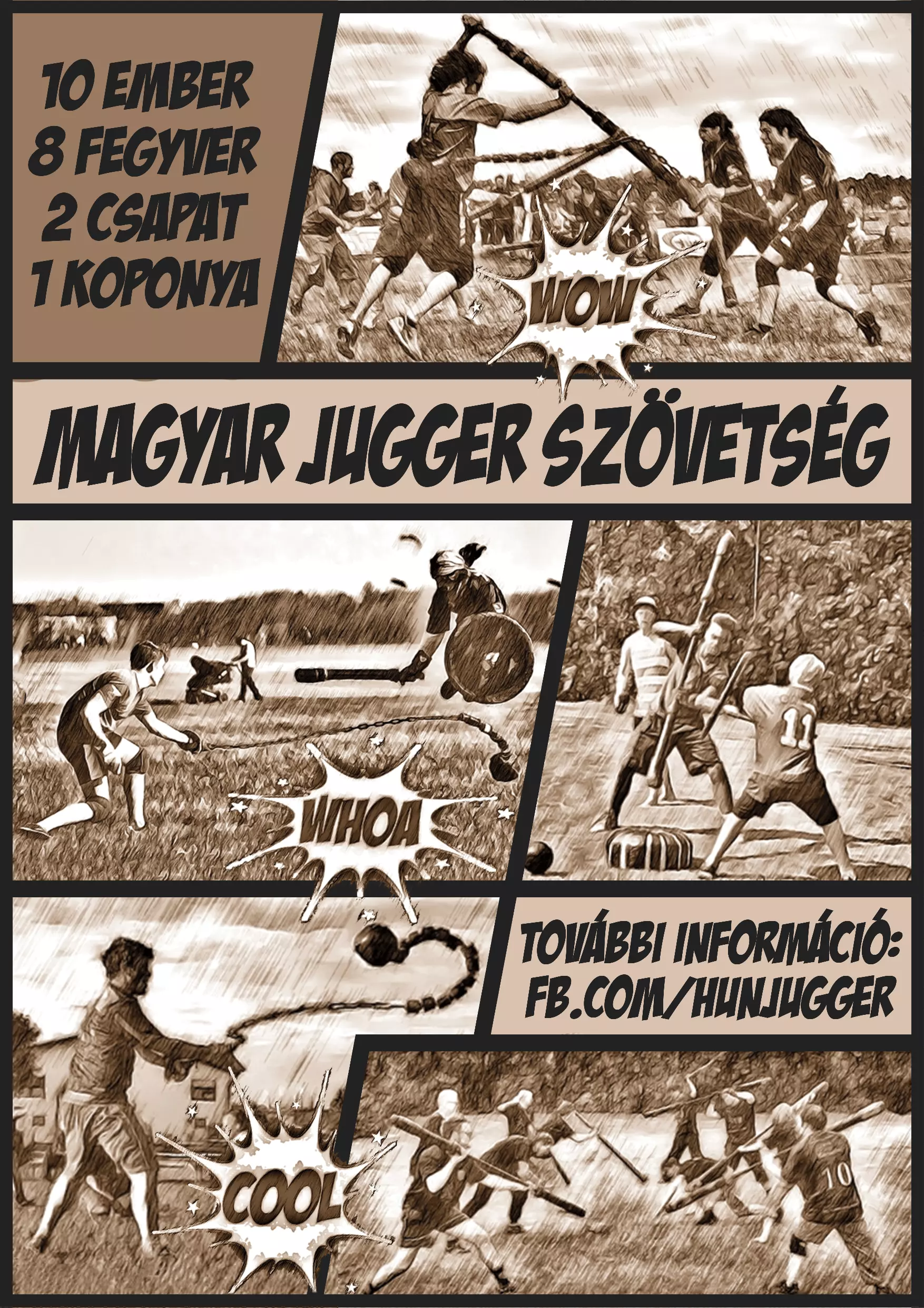 Magyar Jugger Szövetség plakát