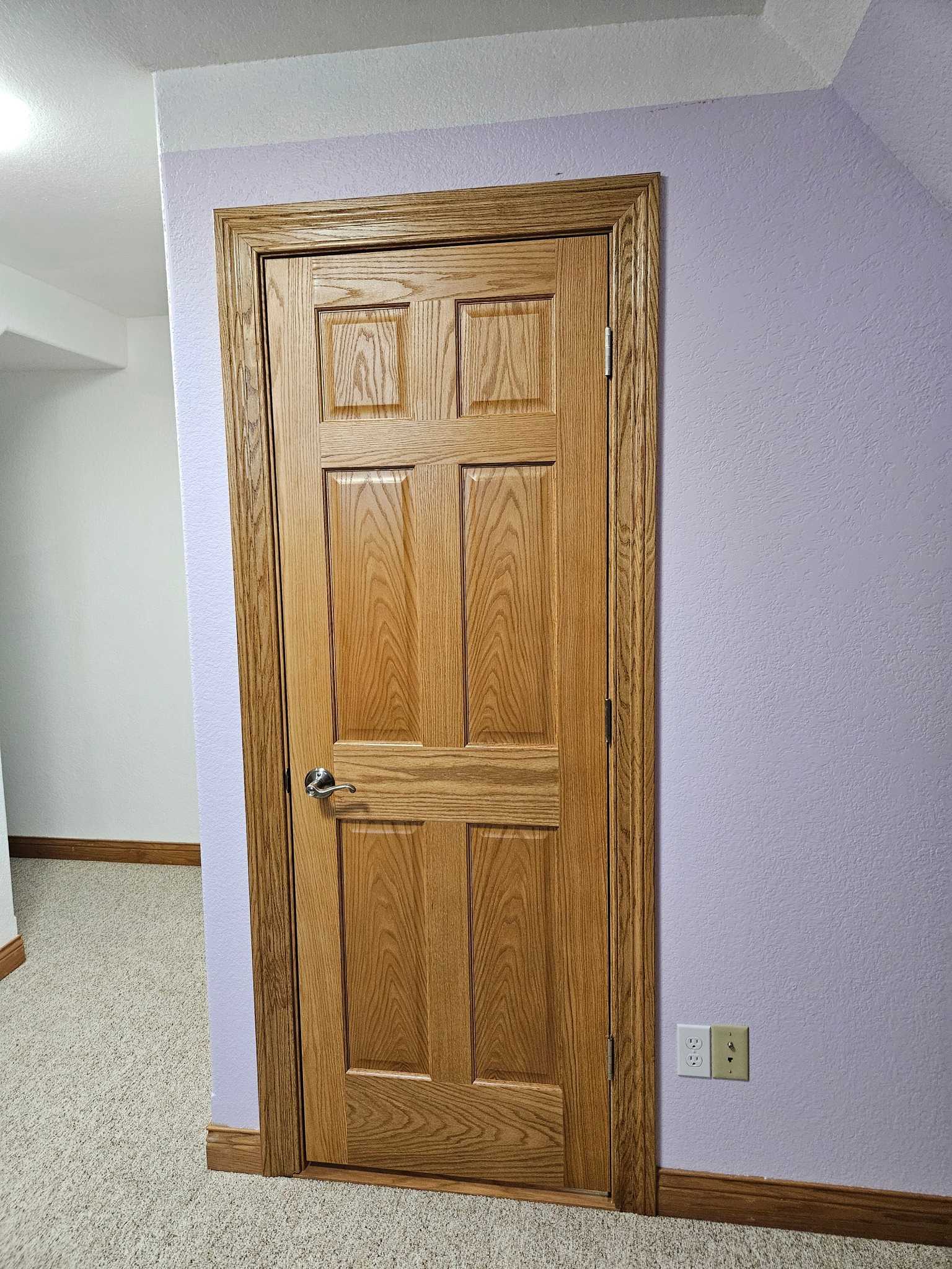 New door in-between two closets
