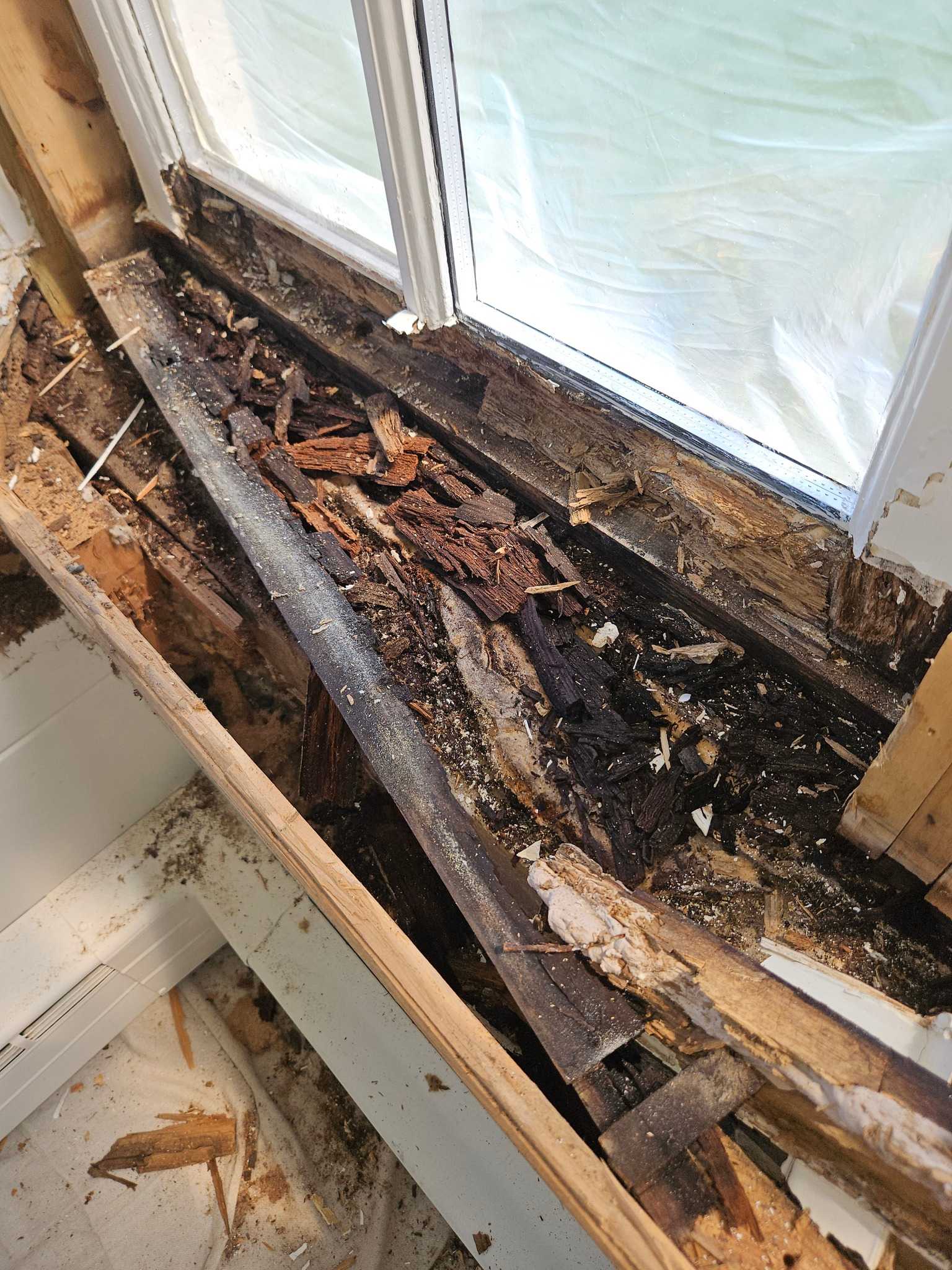 Replaced Rotted Wood