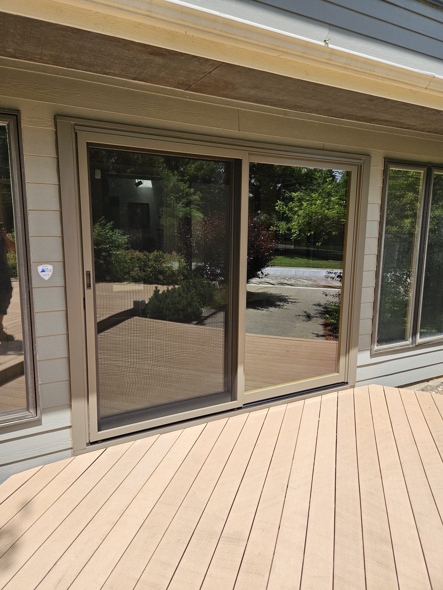 Patio door installation
