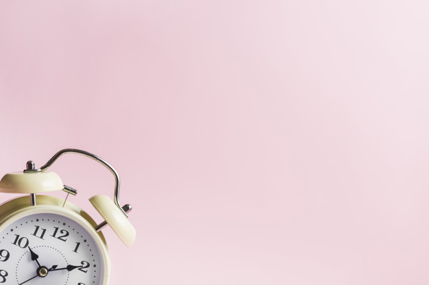 pink clock