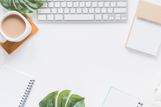 workplace-with-keyboard-notebooks-coffee-cup 23-2148128461
