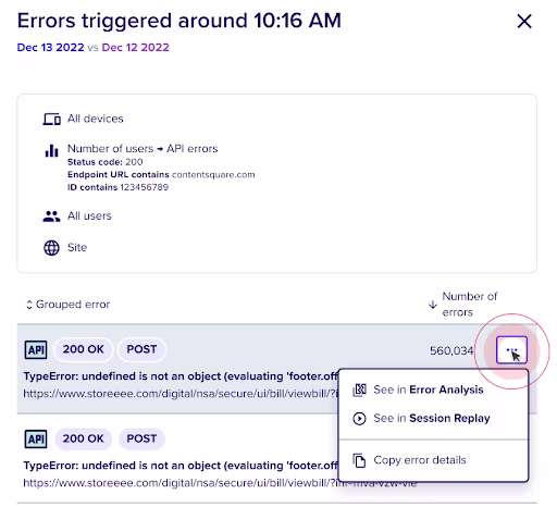 [Visual] Error alerts 