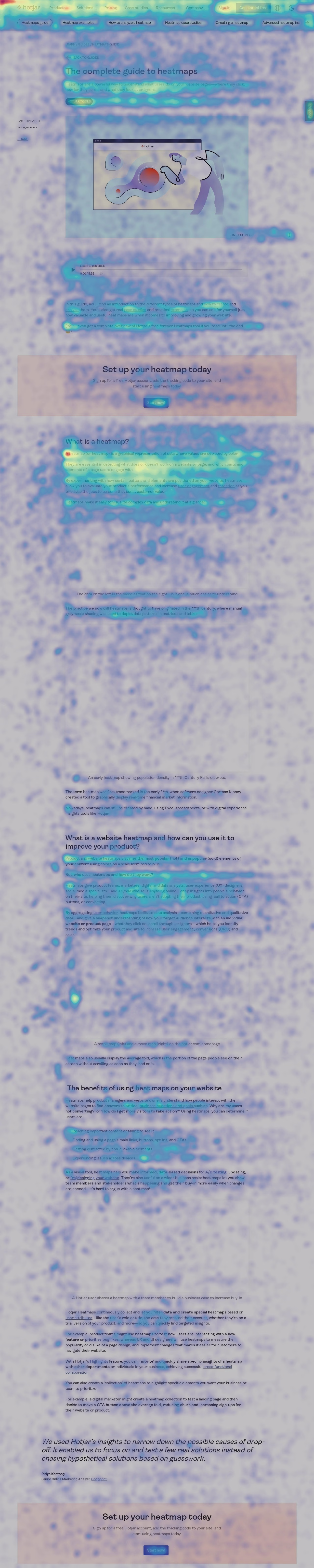 Move map - Heatmaps guide example