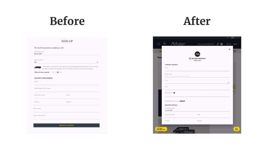 [Visual] Materials Market before after