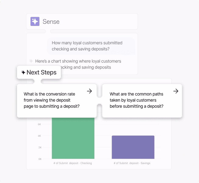 [visual] Ask your analytics anything with Contentsquare Sense AI