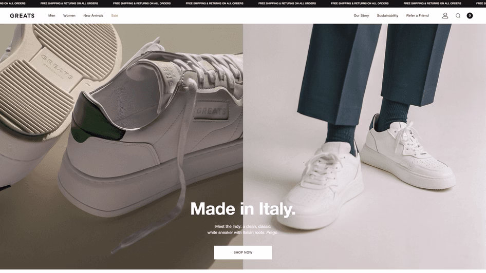 [Visual] Greats-best-shopify-stores