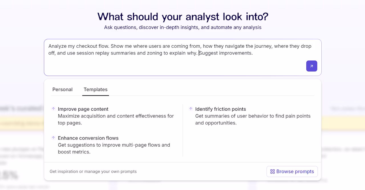 [visual] Sense Analyst automatically runs full analysis