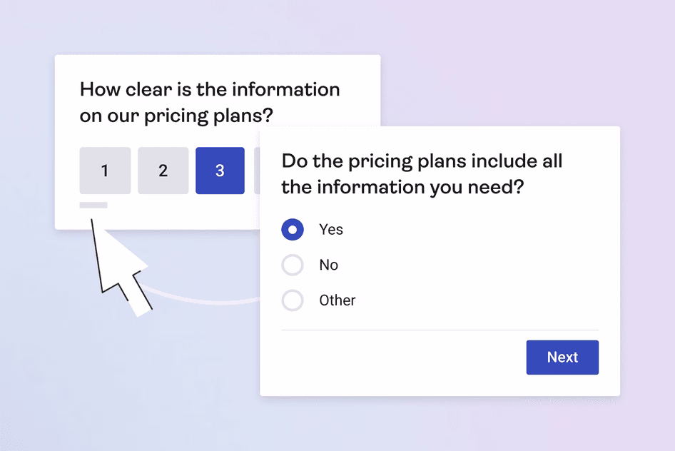 [Visual] Pricing Plans Feedback Survey