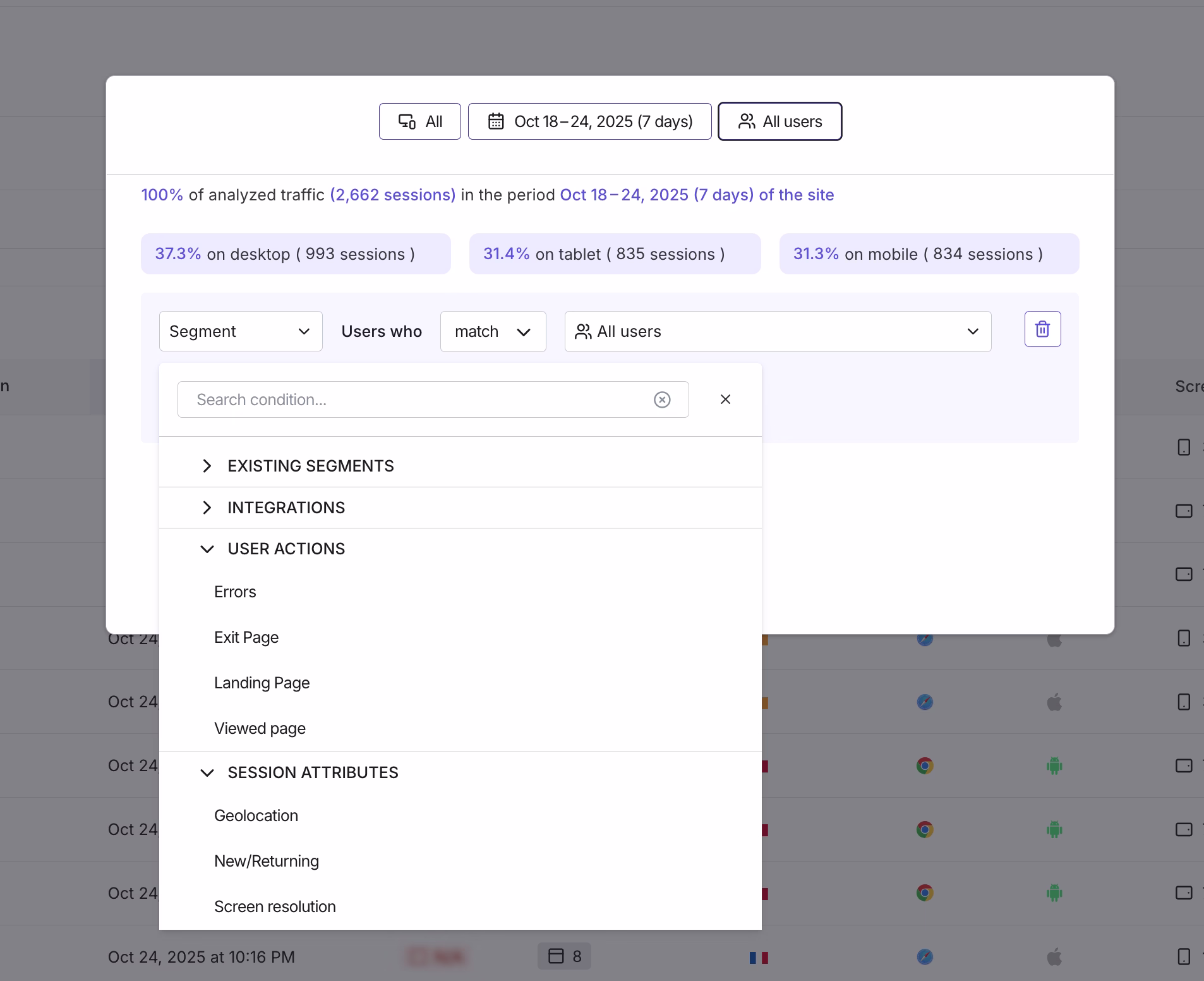 [Visual] Filters Analysis Context 
