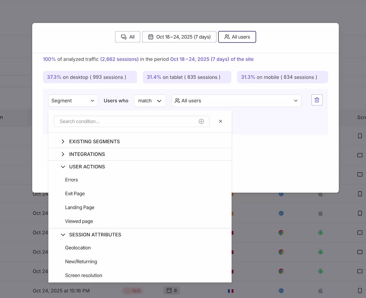 [Visual] Filters Analysis Context 