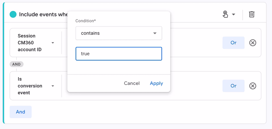 [Visual] GA4 add condition